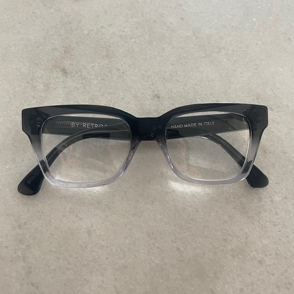 SOLD ❗️RETROSUPERFUTURE America Faded Grey & Crystal Square glasses Mens unisex - Picture 7 of 16